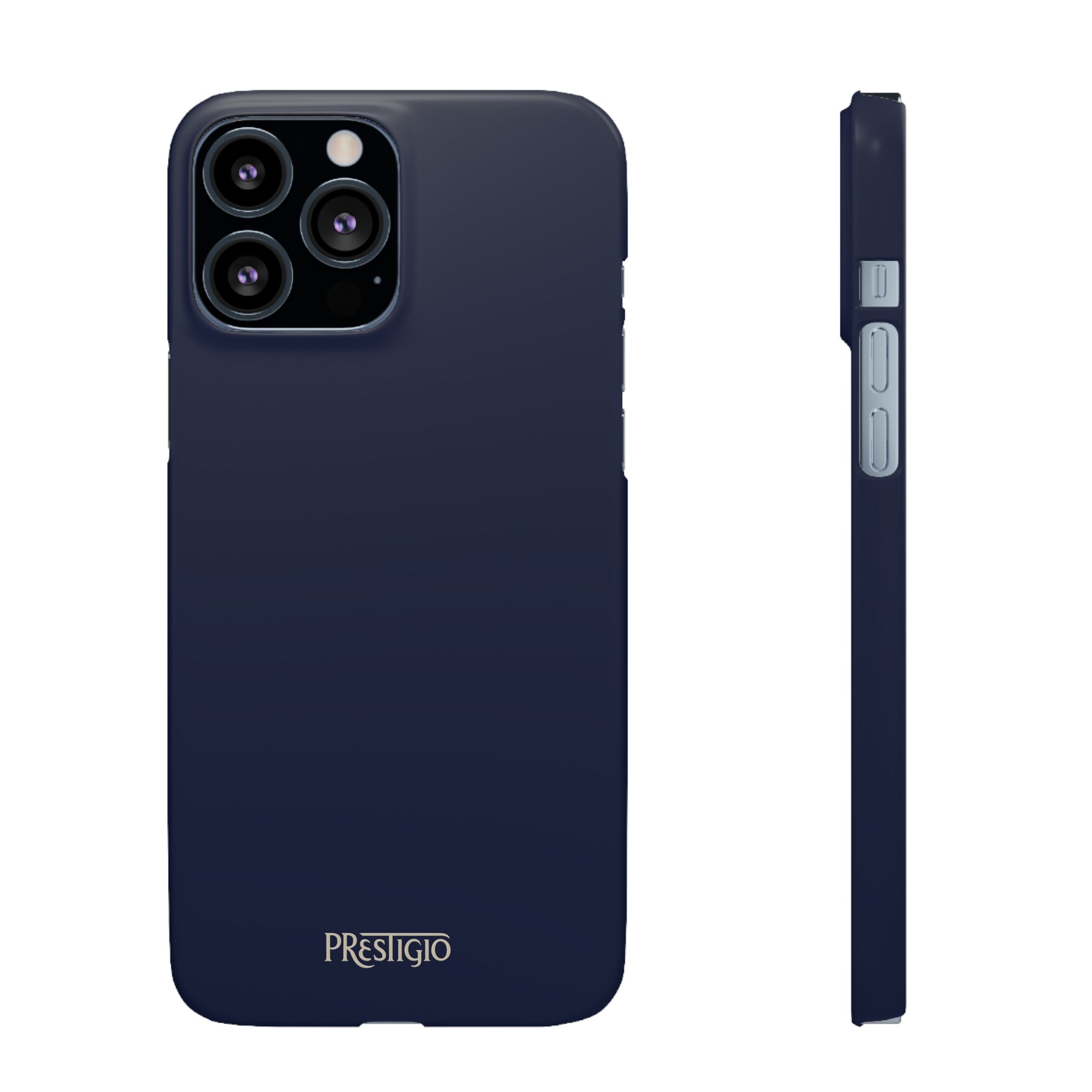 Navy Blue Snap Case — Slim iPhone Cover