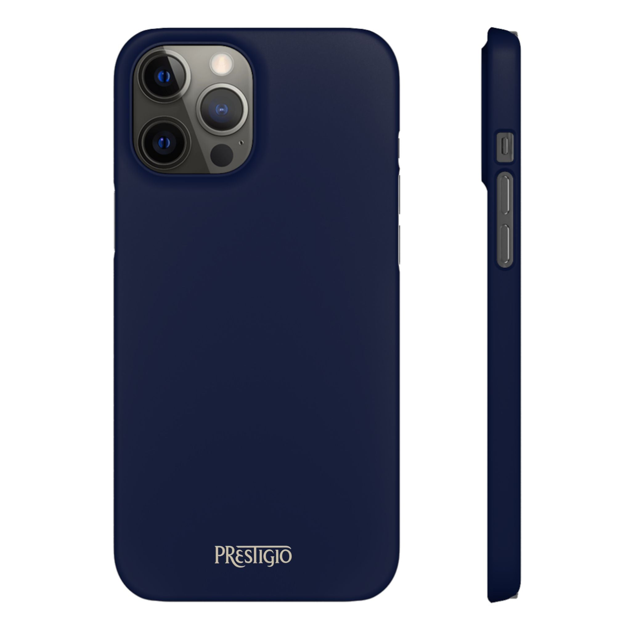 Navy Blue Snap Case — Slim iPhone Cover
