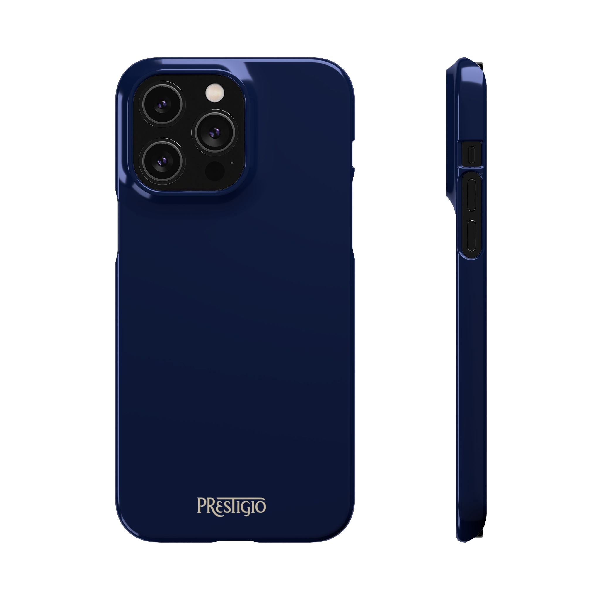 Navy Blue Snap Case — Slim iPhone Cover