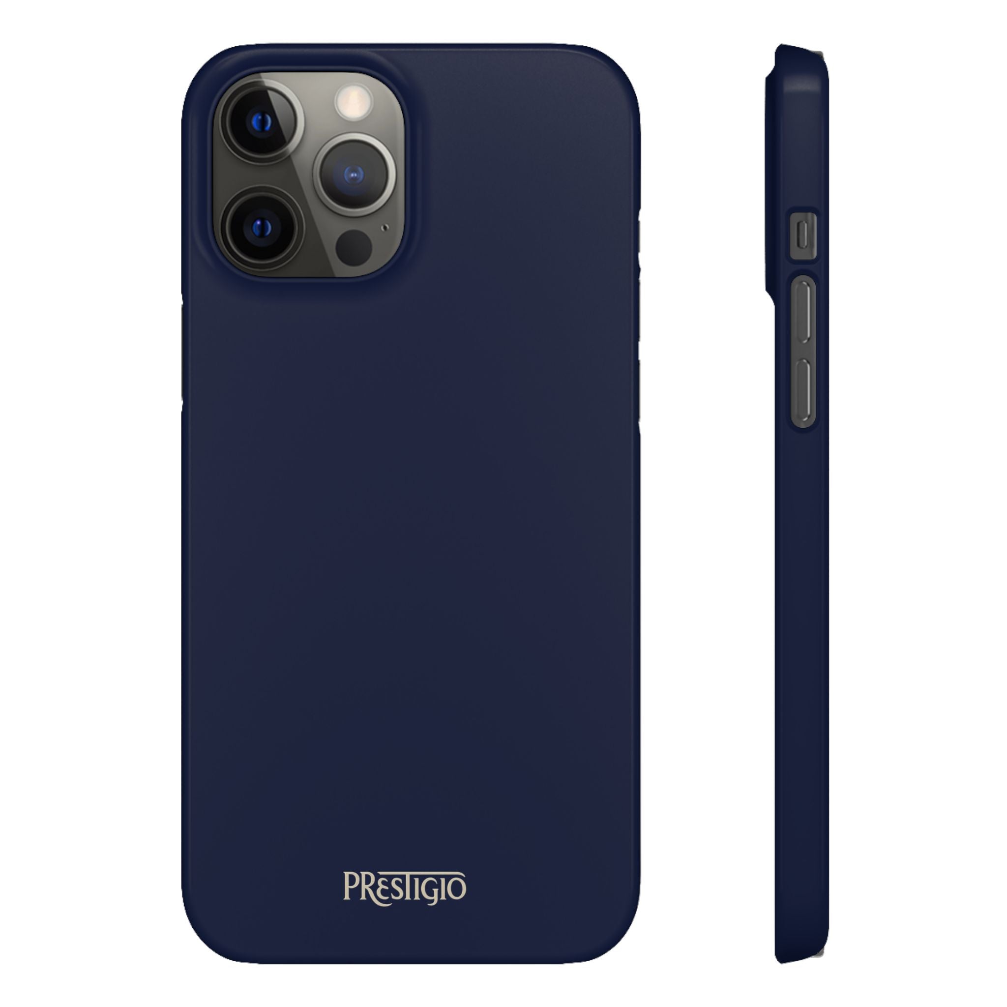 Navy Blue Snap Case — Slim iPhone Cover