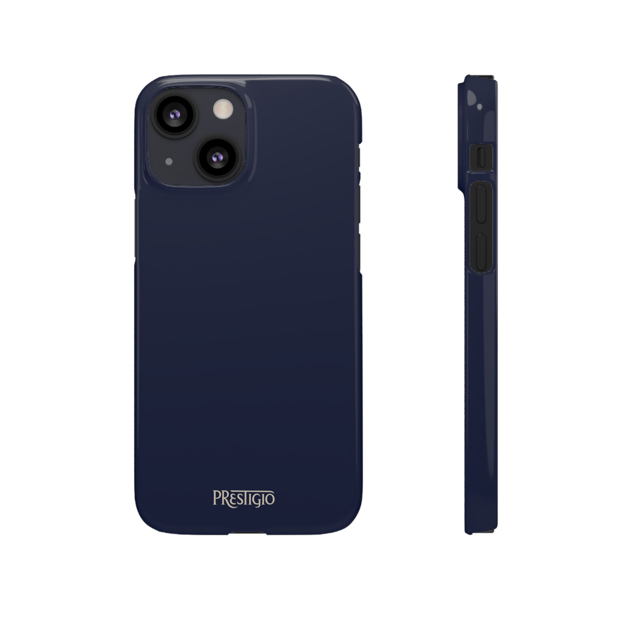 Navy Blue Snap Case — Slim iPhone Cover
