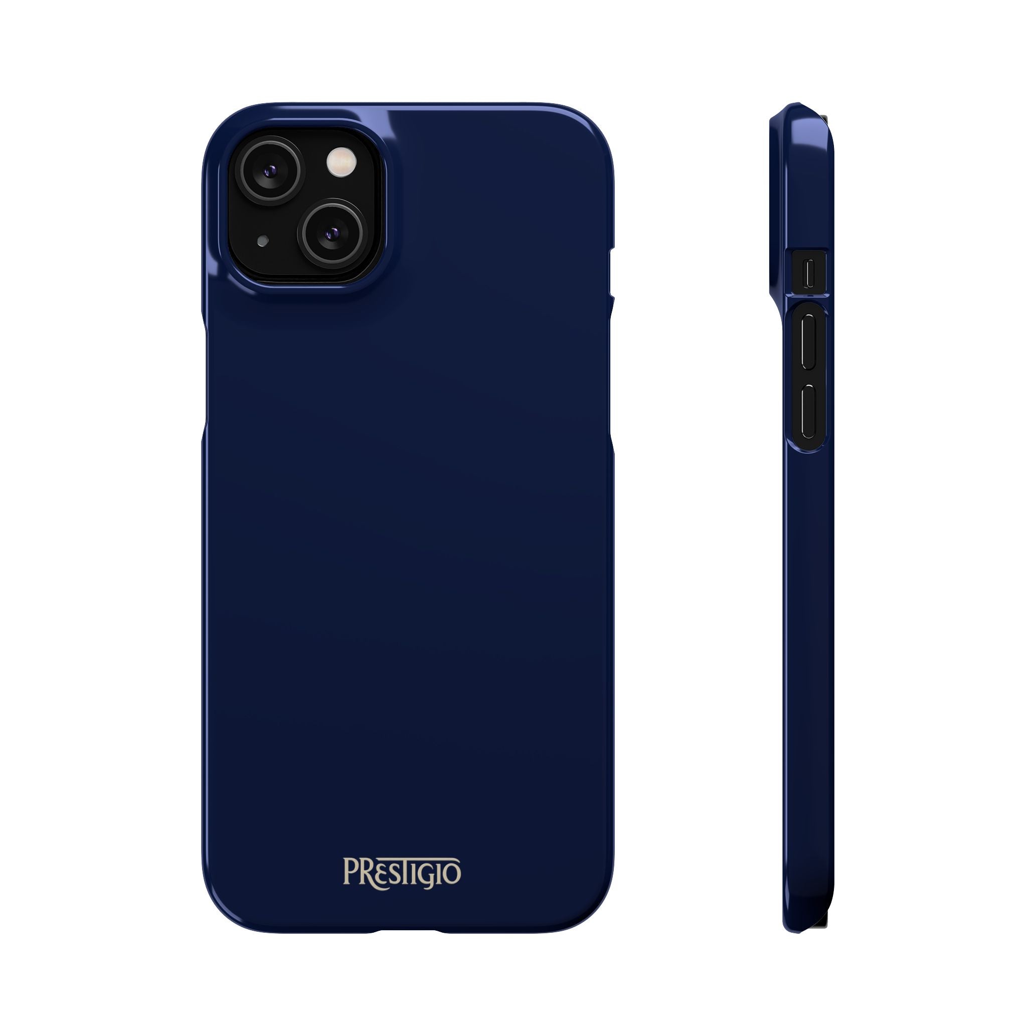 Navy Blue Snap Case — Slim iPhone Cover