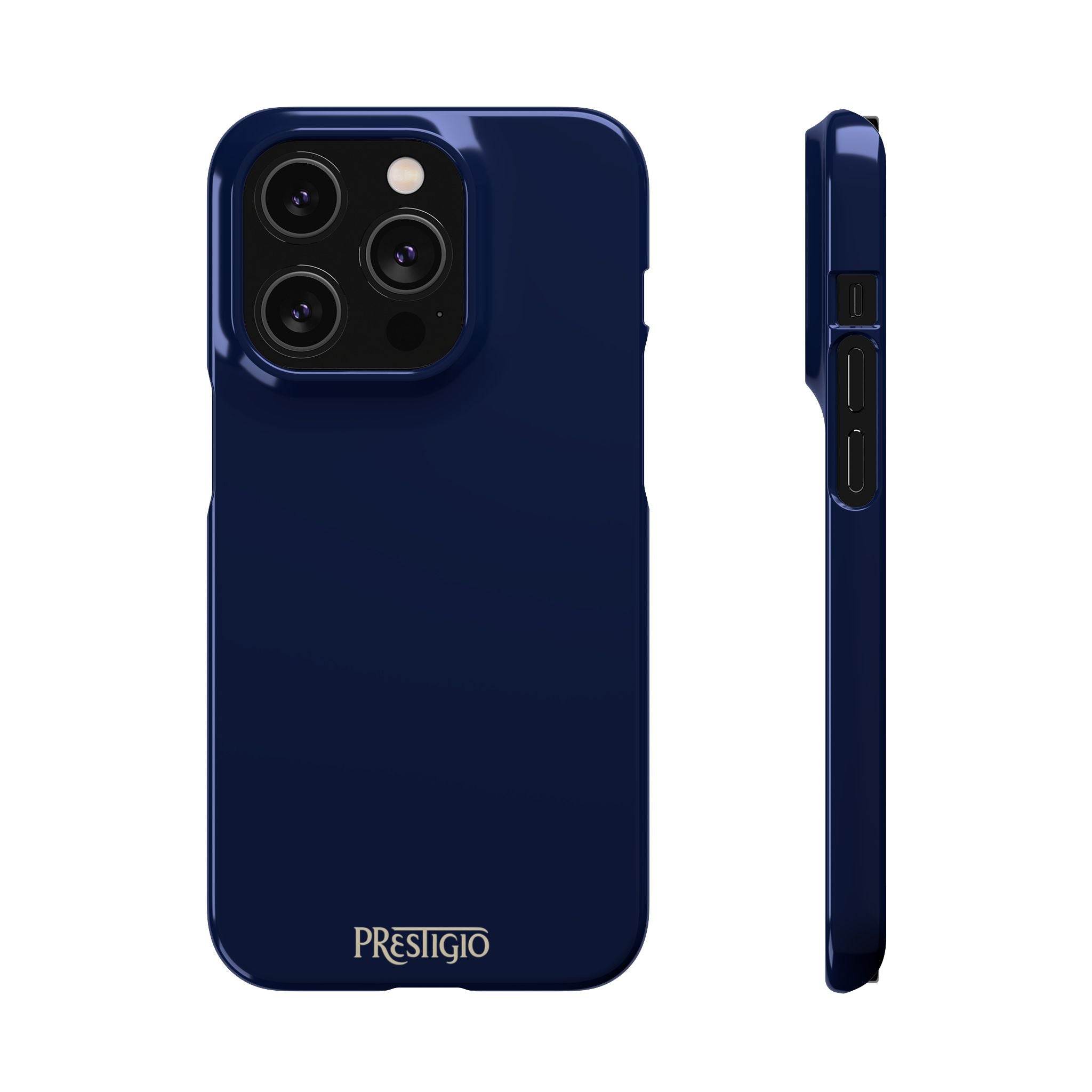 Navy Blue Snap Case — Slim iPhone Cover