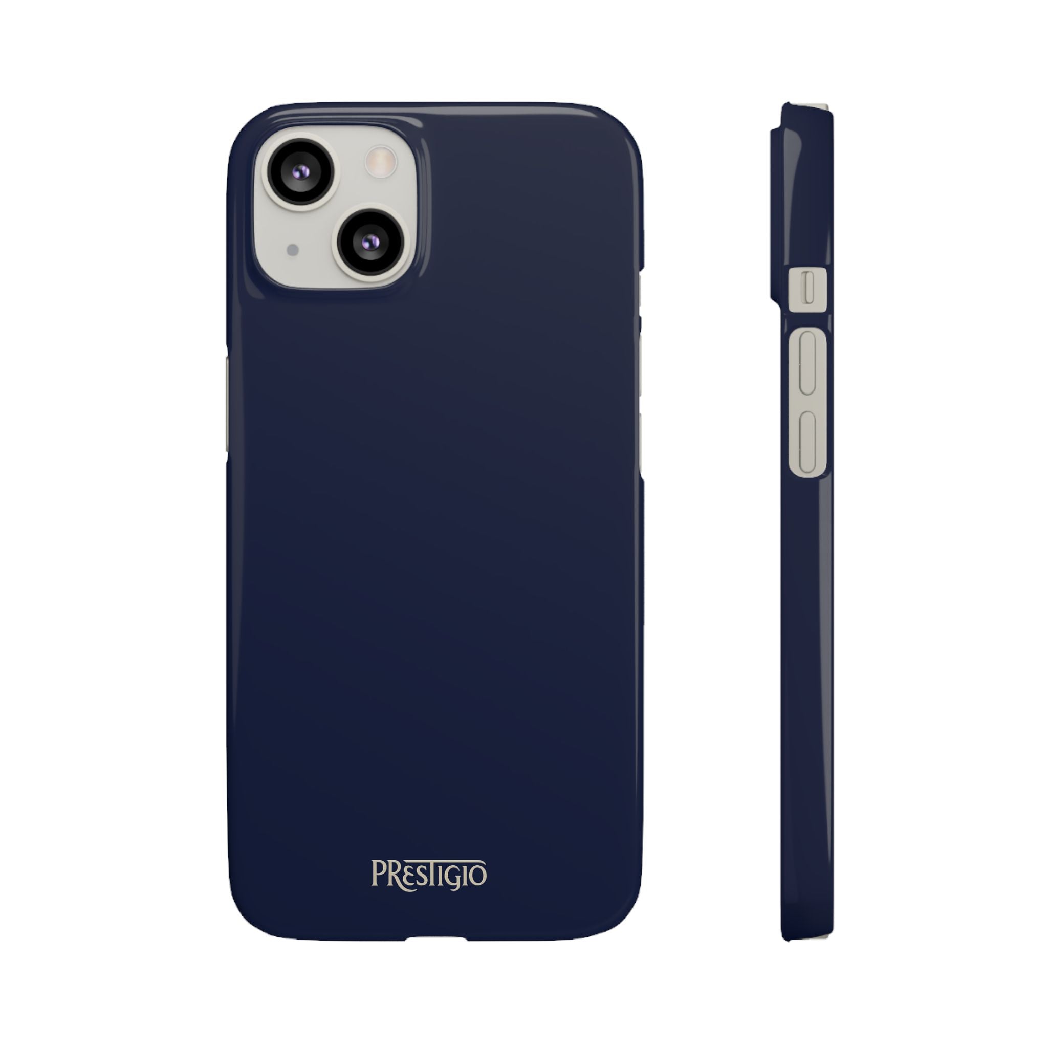 Navy Blue Snap Case — Slim iPhone Cover